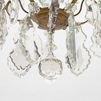 A Rococo Style Chandelier, 20th Century.