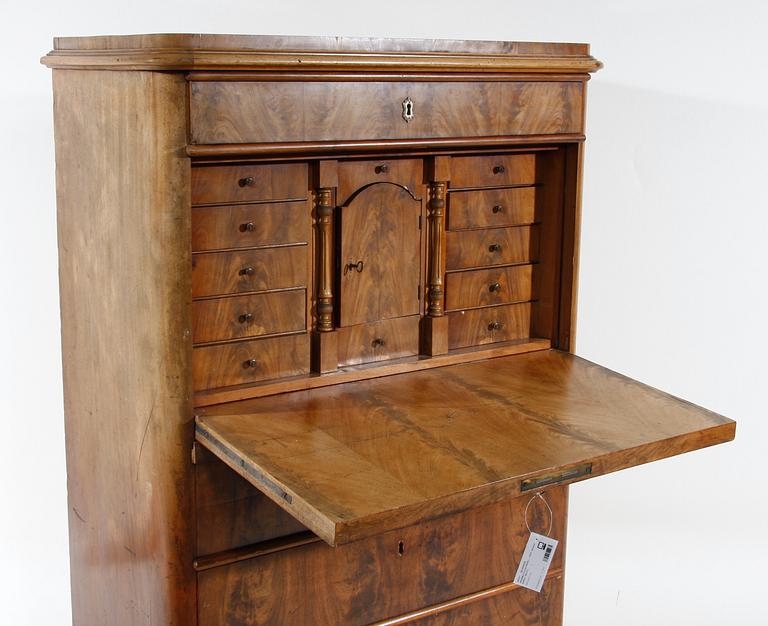 CHIFFONJÉ, senempire/nyrokoko, 1800-talets andra hälft.