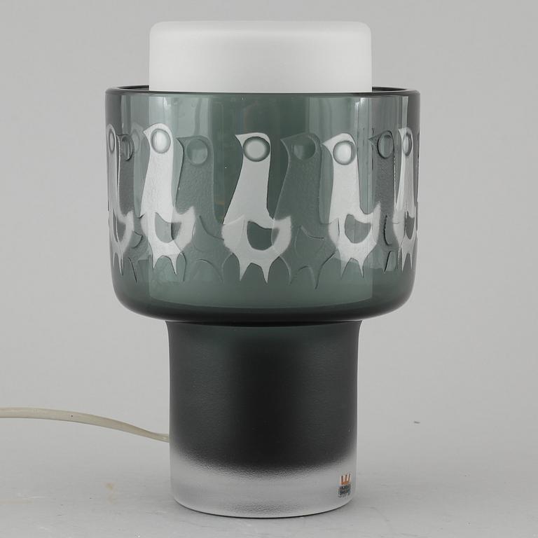 OVE SANDBERG, bordslampa, Kosta, 1900-talets andra hälft.