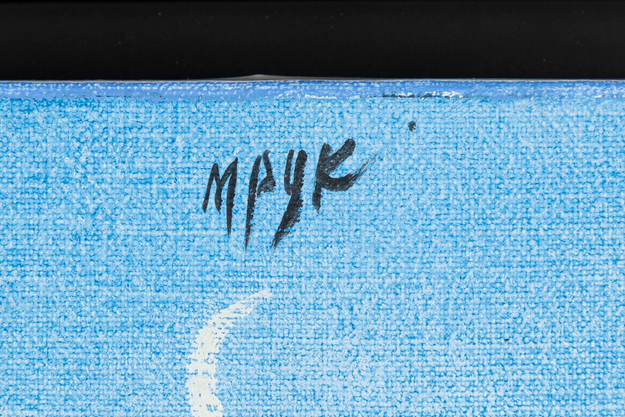 Madeleine Pyk, "Slussen, vinter".