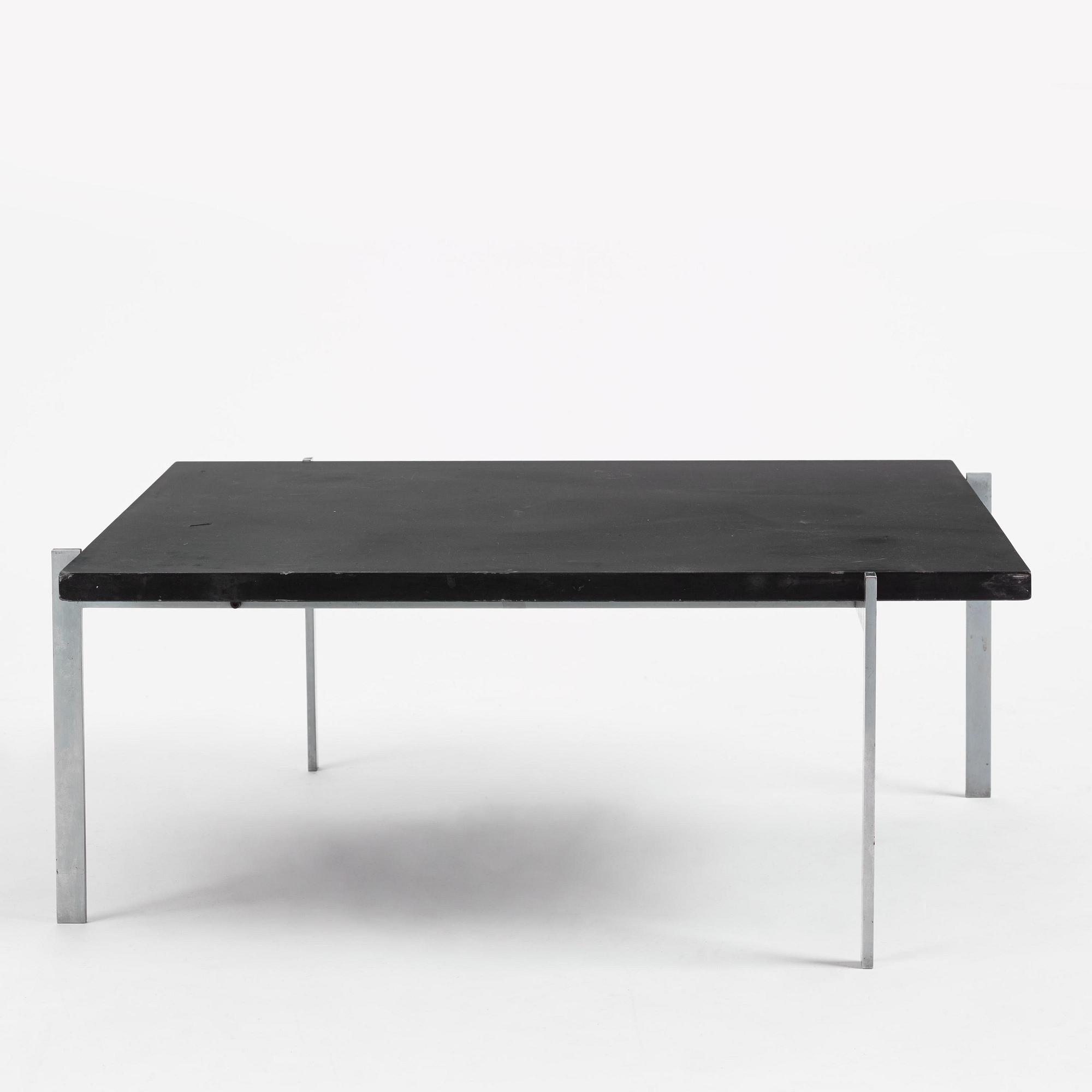 Poul Kjaerholm, a "PK61" coffee table, E. Kold Christensen, Denmark, 1960s.