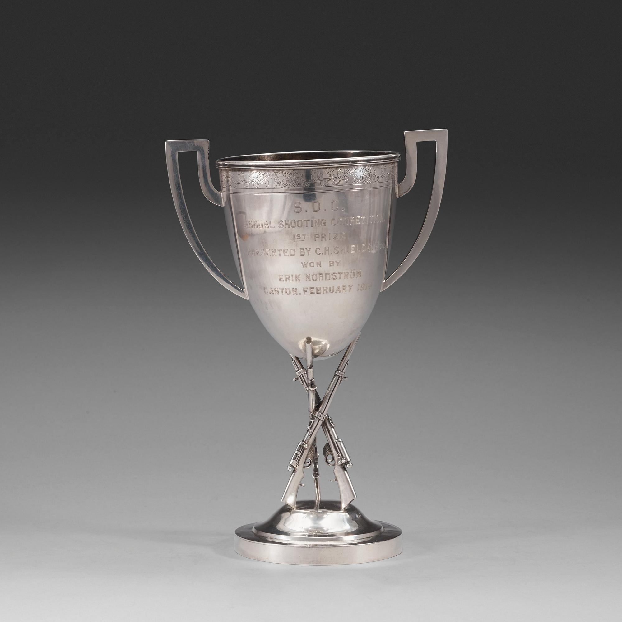 POKAL, silver, Kina, Sing Fat, Kanton, tidigt 1900-tal.