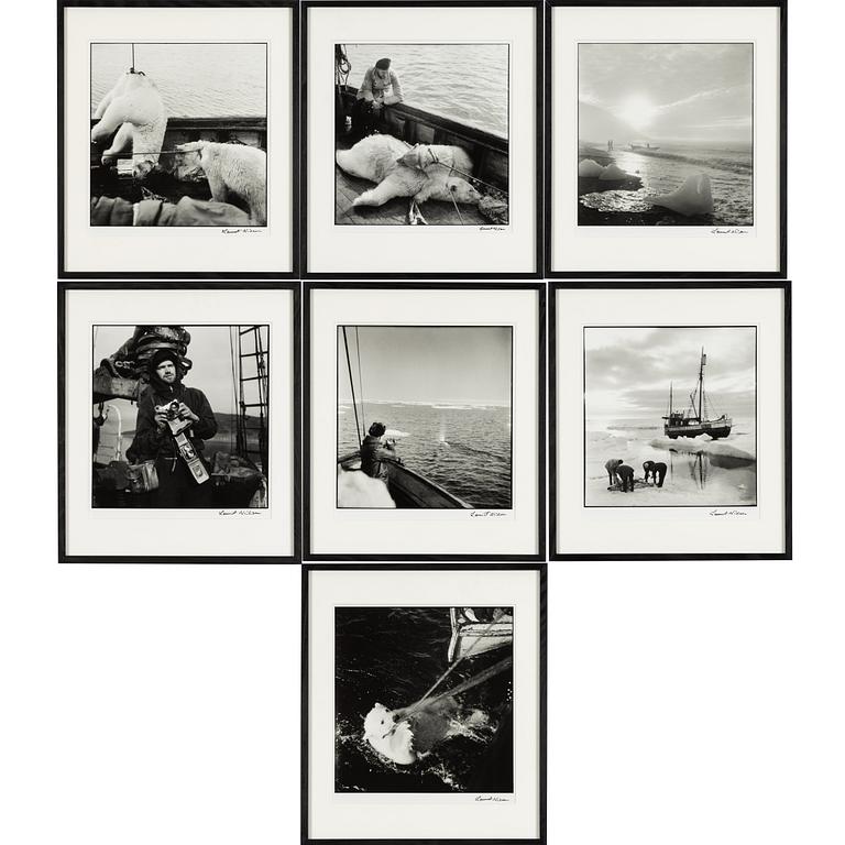 Lennart Nilsson,  "Isbjörnsjakt vid Hvitøya (Vitön), Svalbard, Norge 1947".