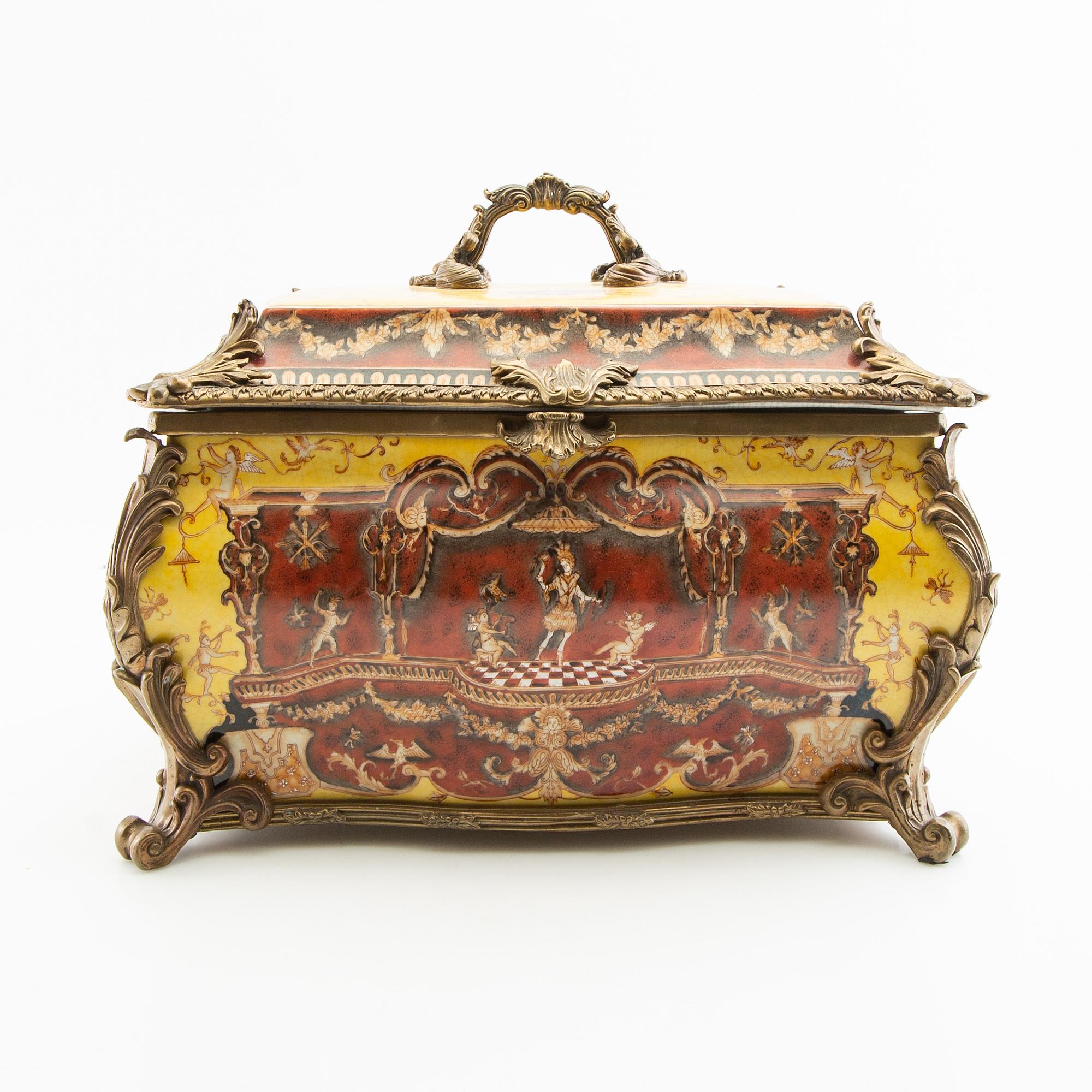 Teapot with lid China 20th century porcelain.