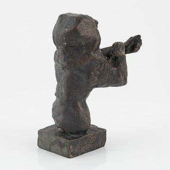 Bror Marklund, skulptur, signerad, brons, höjd 23 cm.