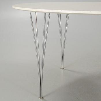 A "Supercirkel" Piet Hein and Bruno Mathsson dining table.