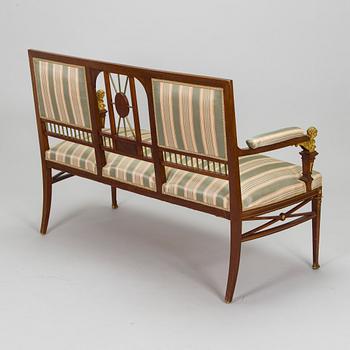 Möblemang, 8 delar, Empirestil, Ryssland, 1900-talets början.