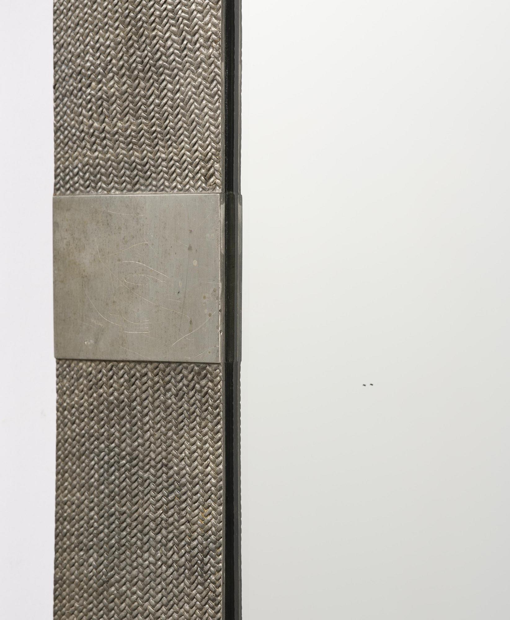 Björn Trägårdh, a rare pewter wall mirror model A 1607, Firma Svenskt Tenn, Stockholm, 1930s.