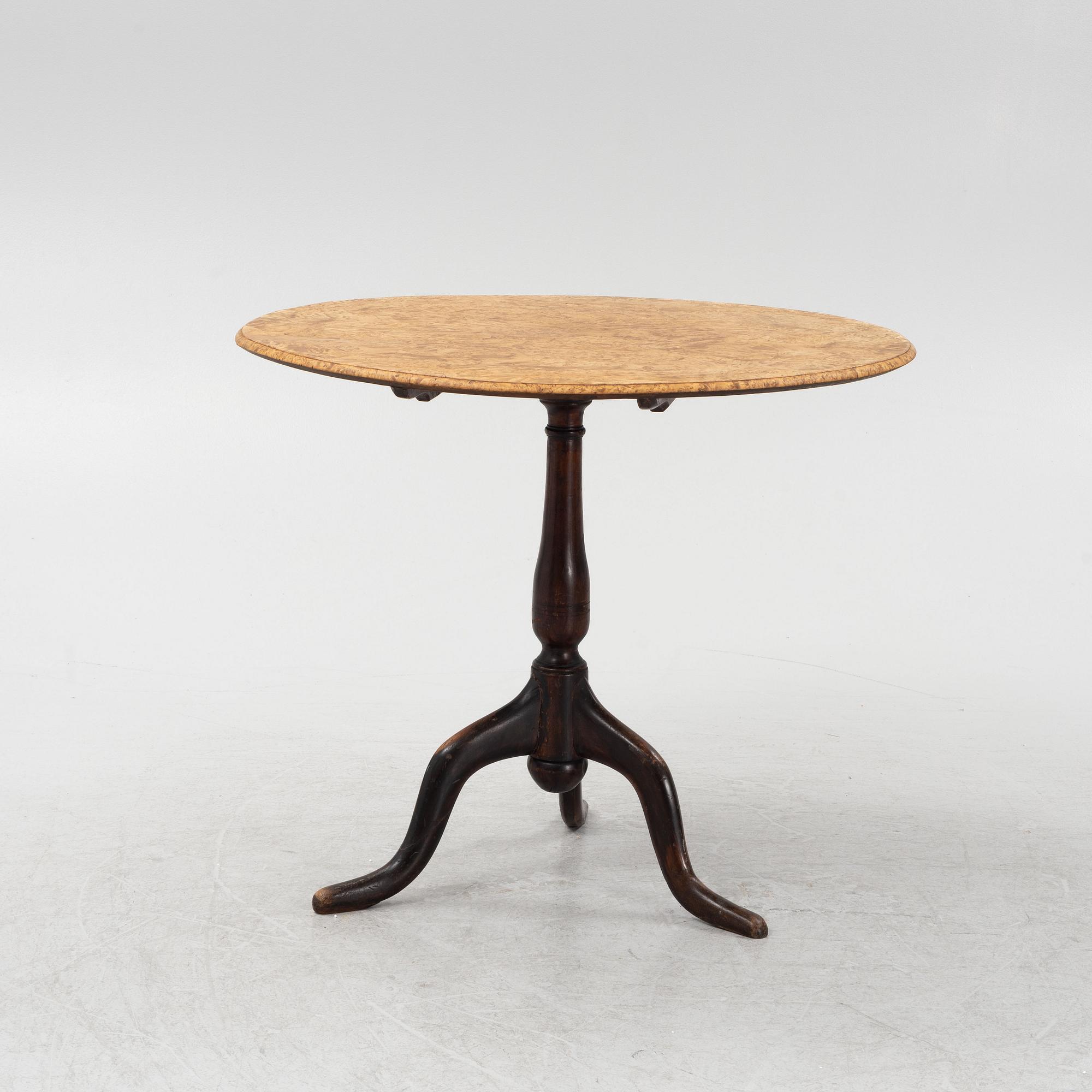 Bord, 1800-talets början,