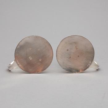 NATTLJUSSTAKAR, silver, okänd mästare, 1900-tal. Totalvikt ca 447 g.