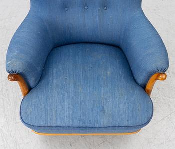Gustav Allert, armchair, Svensk Hemslöjd, 1940s.