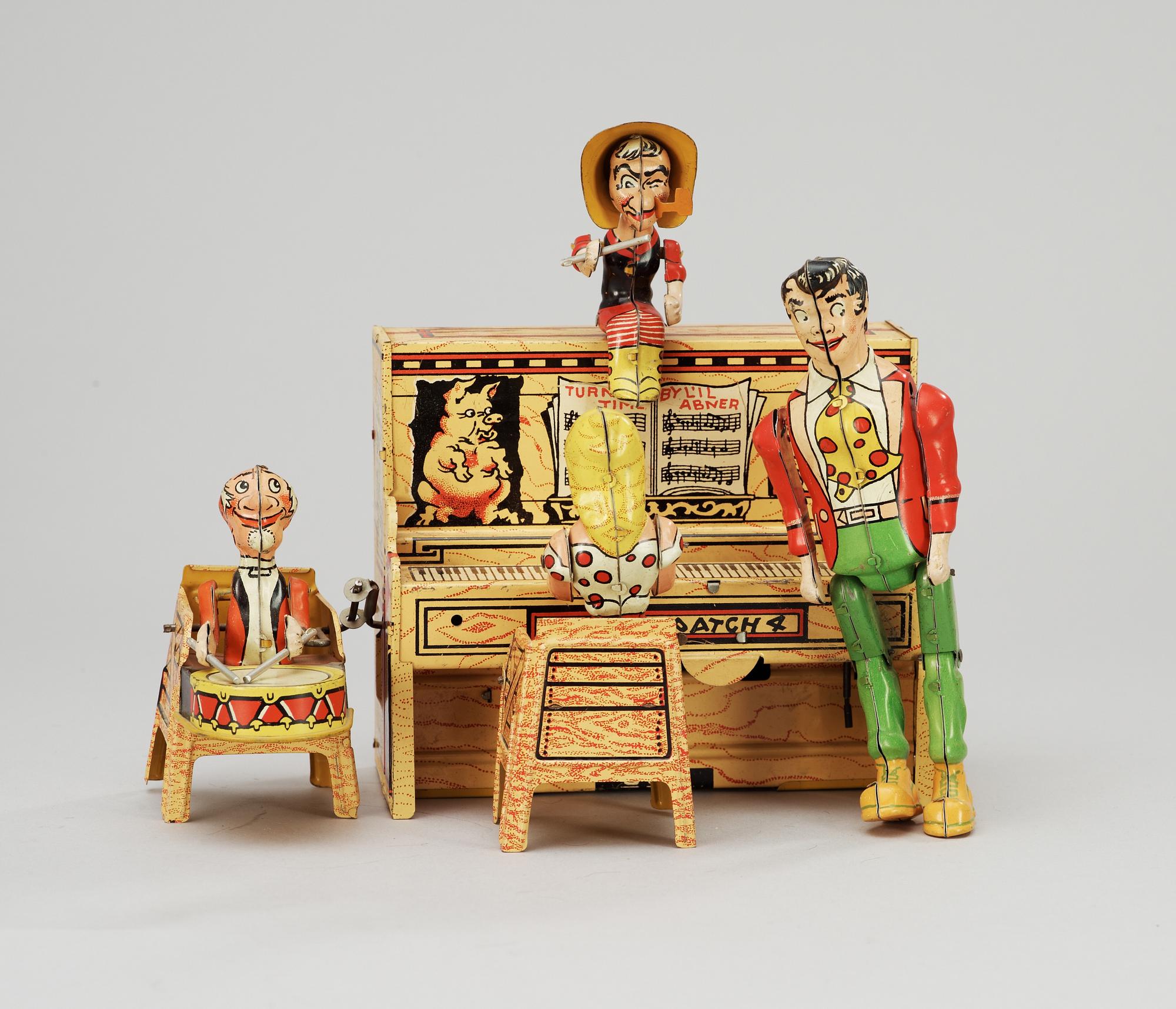 LI´L ABNER AND HIS DOGPATCH BAND. Unique art mfg. co. USA, 1940-tal.