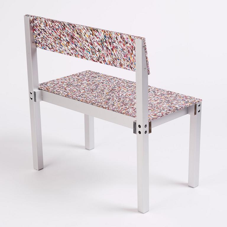 Fredrik Paulsen, a unique bench, "Sofa One, Love Seat", JOY, 2024.