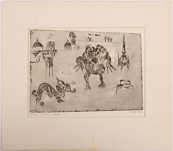 Madeleine Pyk, "Grodan och Draken i staden" (The Frog and the Dragon in the City).