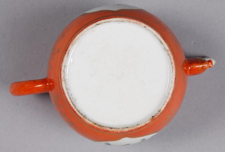 PARTI PORSLIN, 5 delar. Orientaliskt.