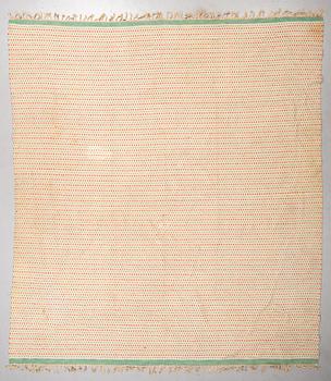 Matto, flat weave, ca 334,5-337,5 x 296-300,5 cm, Sweden/Finland first half of the 20th century.
