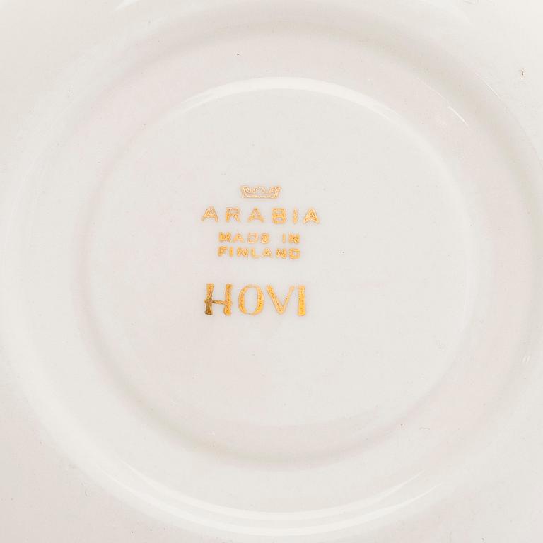 Kaffeservis, 28 delar, "Hovi", porslin, Arabia, 1950/60-tal.
