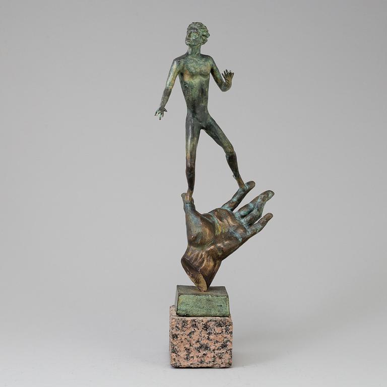 CARL MILLES, after, sculpture, bronze, unsigned.