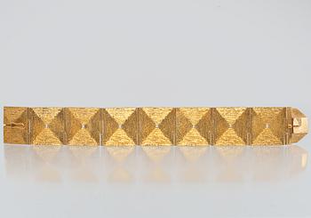 Björn Weckström, A GOLDEN BRACELET "RUUTU".