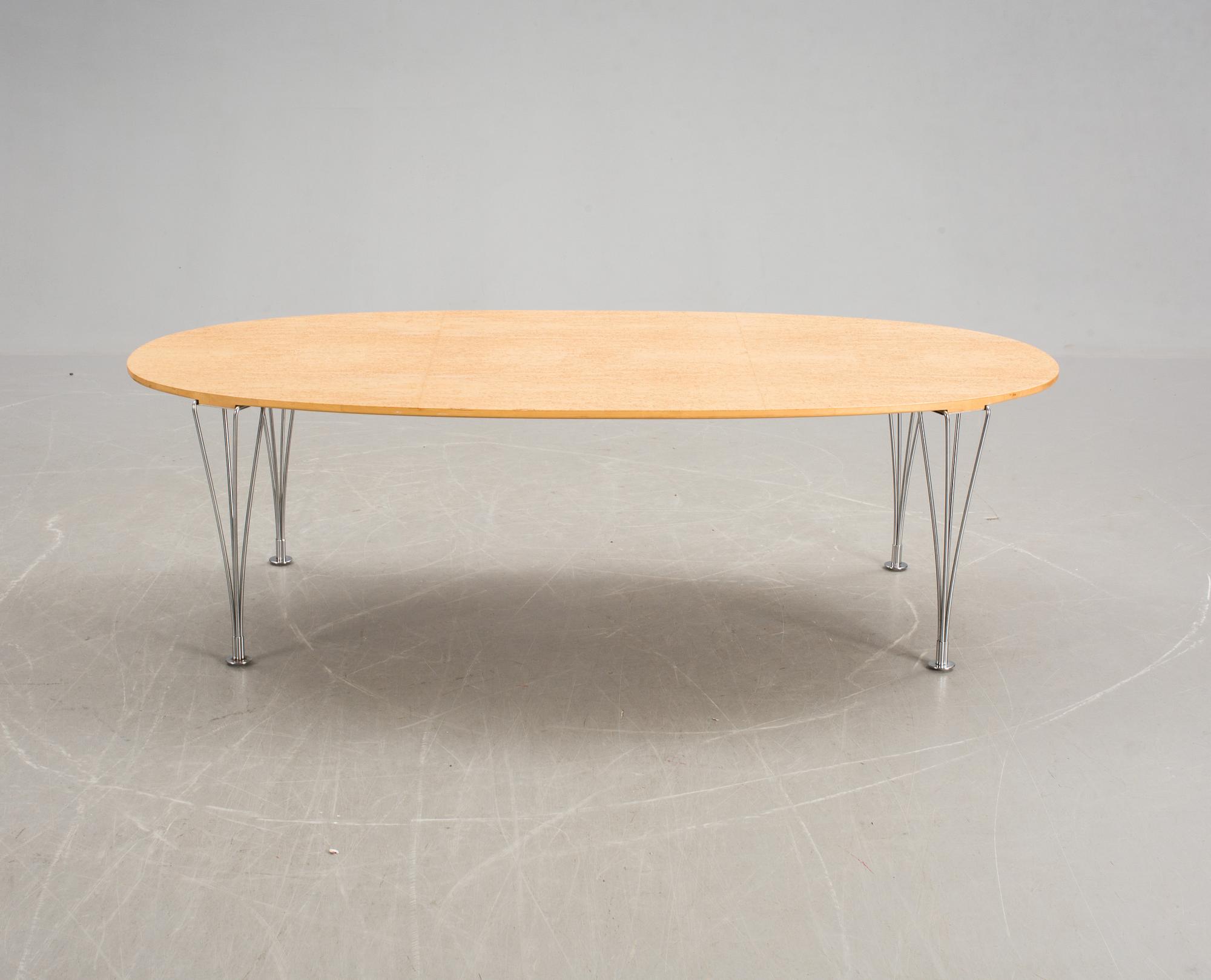 SOFFBORD, "Superelips", Bruno Mathsson och Piet Hein för Mathson International AB, 1900-talets andra hälft.