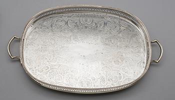 BRICKOR, 2 st, nysilver, 1900-tal.