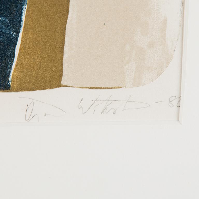 ÖRJAN WIKSTRÖM, litografi, signerad och numrerad 43/50, daterad -86.