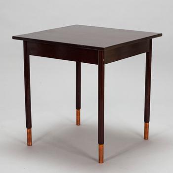 Bernhard Häkli, A Finnish Jugend table and six chairs, Vihdin Puuseppäin Huonekaluliike 1911.