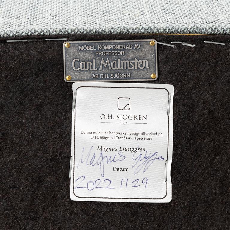 Carl Malmsten, Fåtölj, ”Häggbom”, O.H.Sjögren, Tranås, 2022.