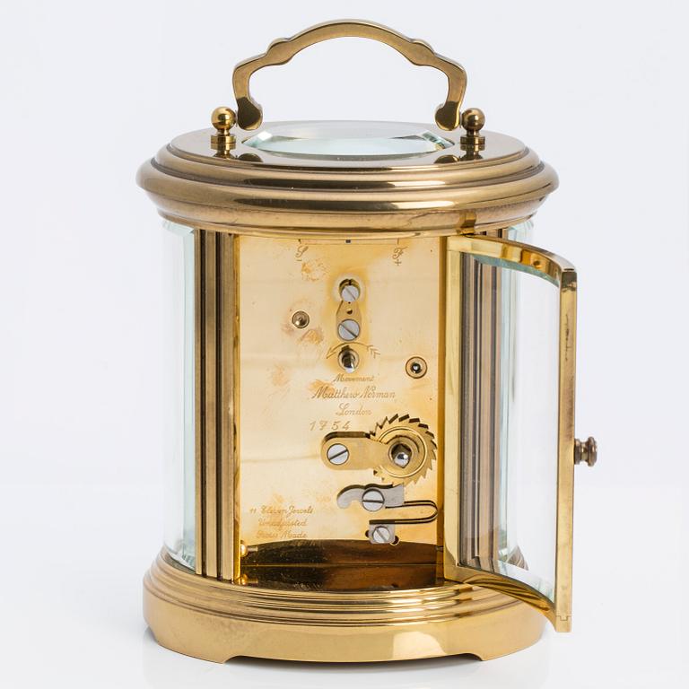 A TABLE CLOCK BY MATTHEW NORMAN LONDON.