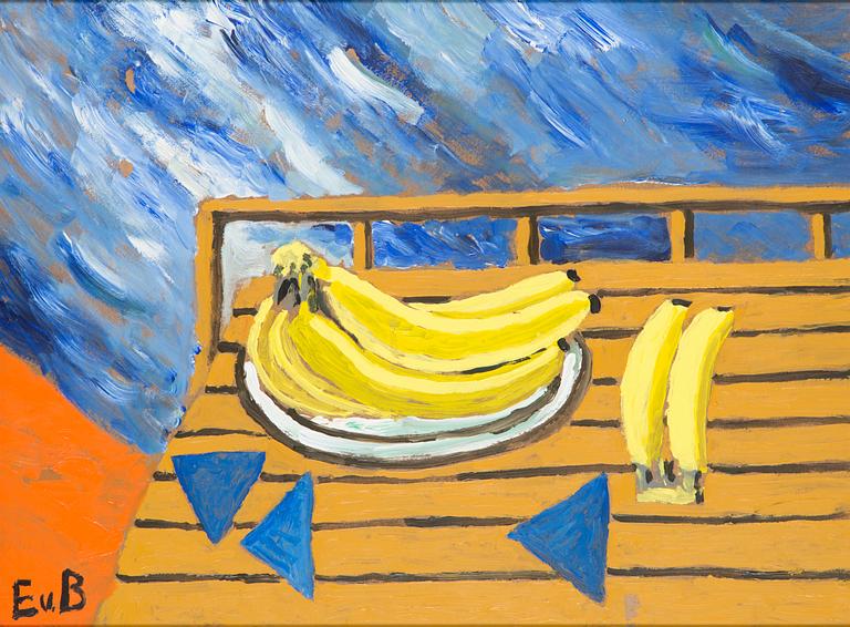 Eero von Boehm, akryl på pannå, signerad.