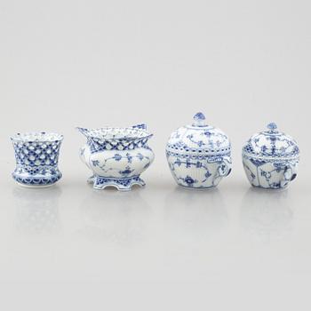 A set of 29 'Musselmalet' porcelain pieces, Royal Copenhagen, Denmark.