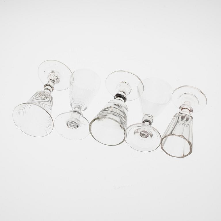 PARTI GLAS, 18 st, 1800- och 1900-tal.