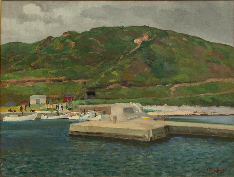Fritz Kärfve, sydländsk hamn.