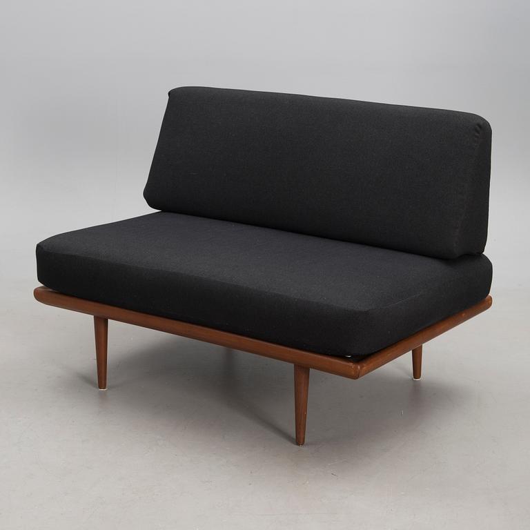 A three piece Danish 'Minerva' sofa suite with a table for France & Son, 1950s/1960s.