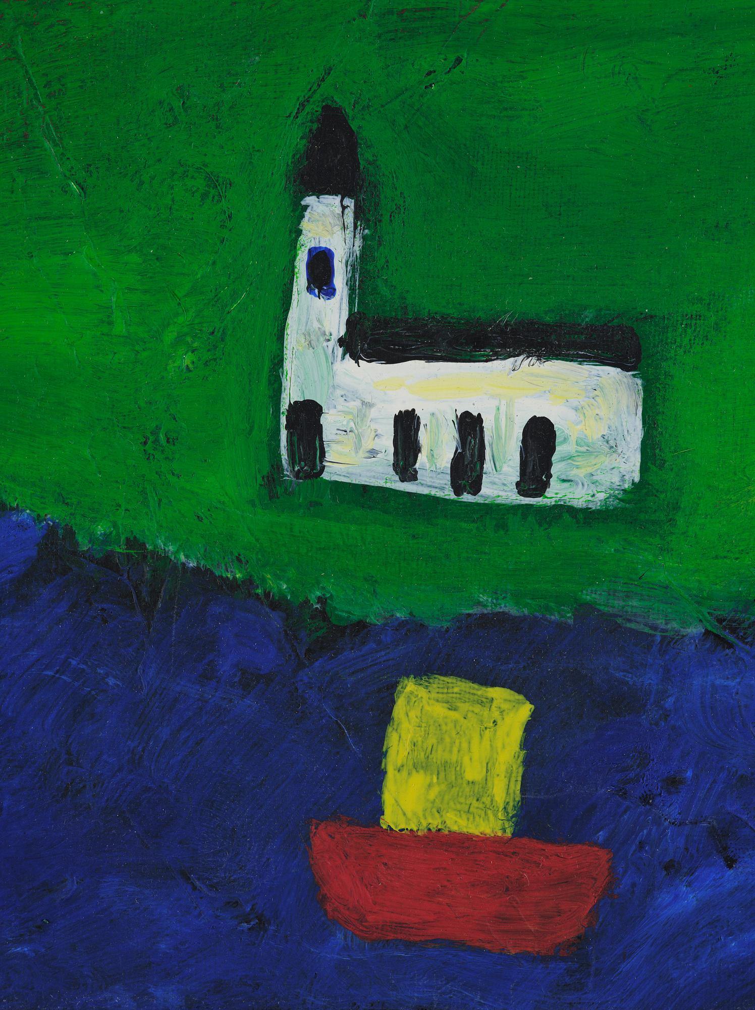 Roger Risberg, "Pojke med boll" samt Utan titel.