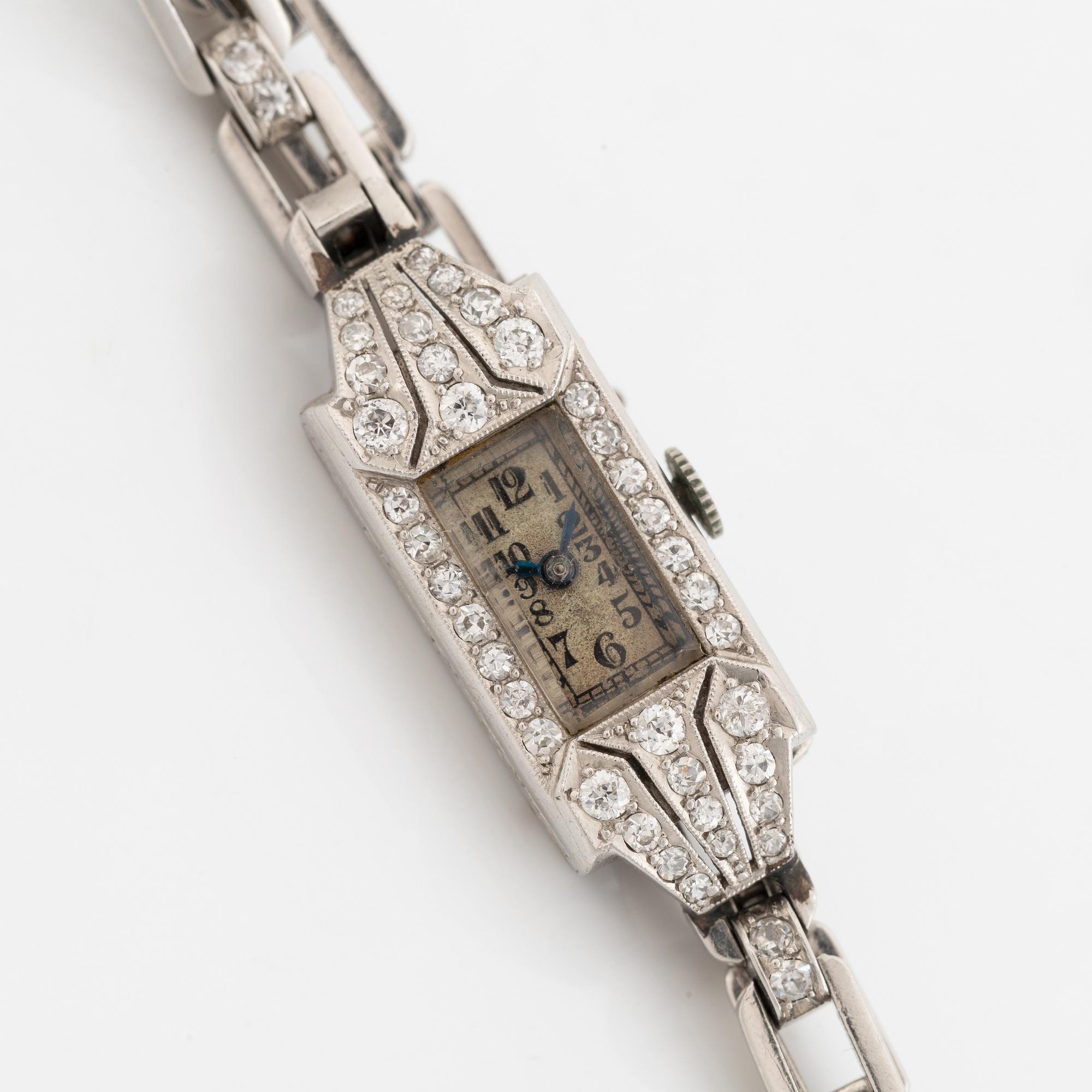 Art déco diamond ladies watch.