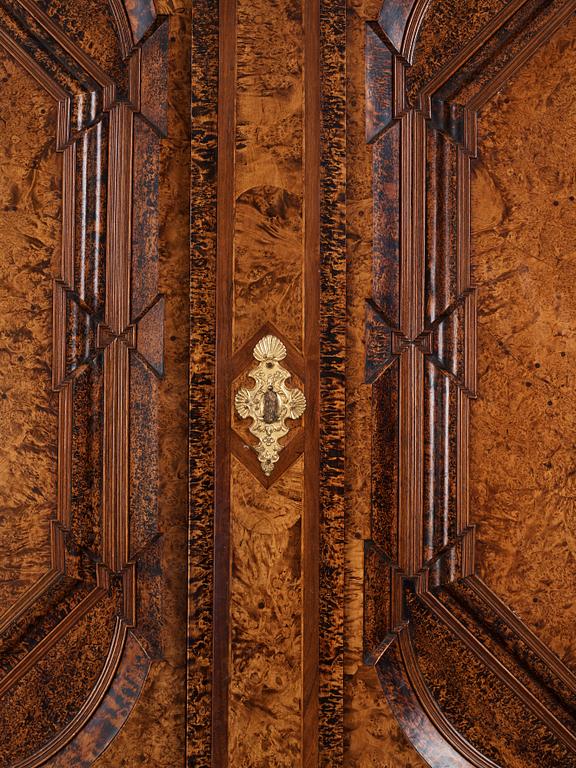 A Swedish late Baroque 18th century cupboard.