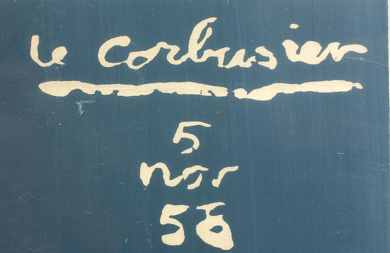 UTSTÄLLNINGSAFFISCH, Le Corbusier.