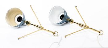 Boris Lacriox, table lamps, a pair, Falkenbergs Belysning, mid-20th century.