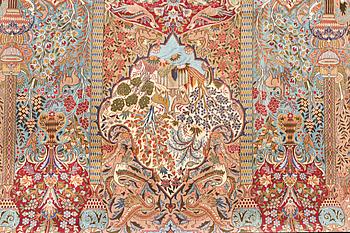 A Kazak carpet, c. 383 x 292 cm.