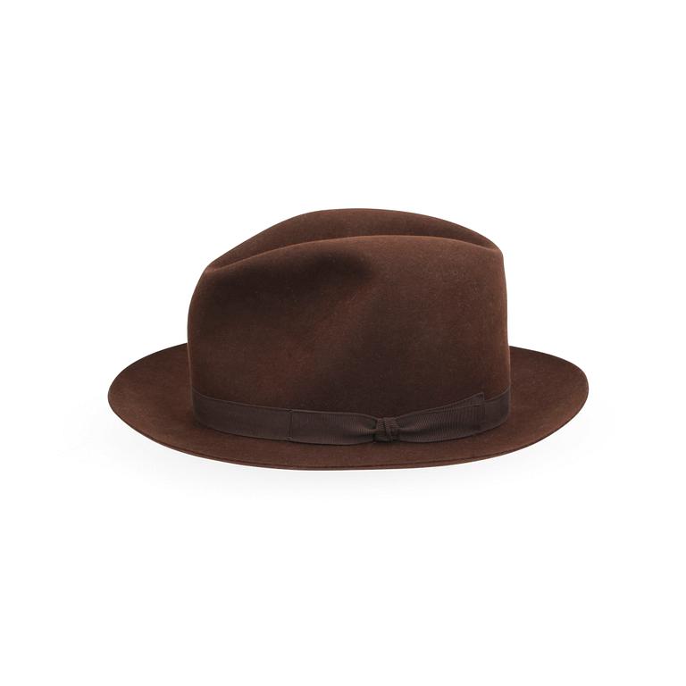 CHRISTYS', a brown felt hat, "Trillby".