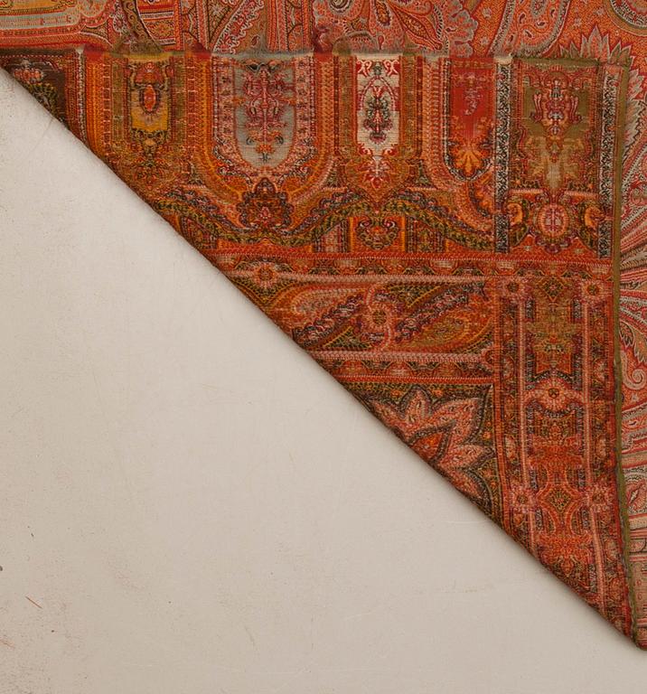 SJAL, PAISLEY. Sekelskiftet 18/1900. Ca 328x155 cm.