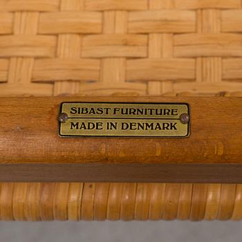 STOLAR, 6 st, Sibast Furniture, Danmark, 1900-talets mitt.