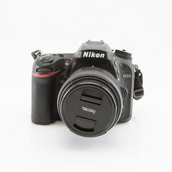 Camera Nikon D7200 along with 5 lenses and a bag.
