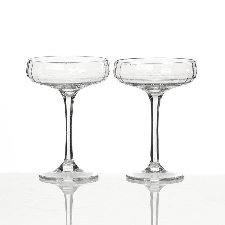 Claesson Koivisto Rune, "Wireframe", glasservis, 10 delar, prototyper, Sarasa, Japan, 2007.