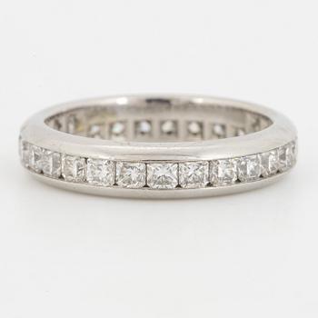 Tiffany & Co, Lucida diamond eternity band ring, platinum.