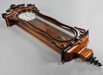 VÄGGPENDYL, nyrenässans, sent 1800-tal.