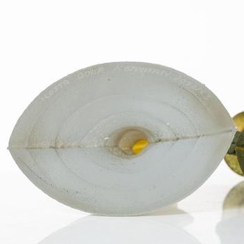 Kjell Engman, figurines, 3 pcs, glass, from the "Catwalk" series, Kosta Boda.