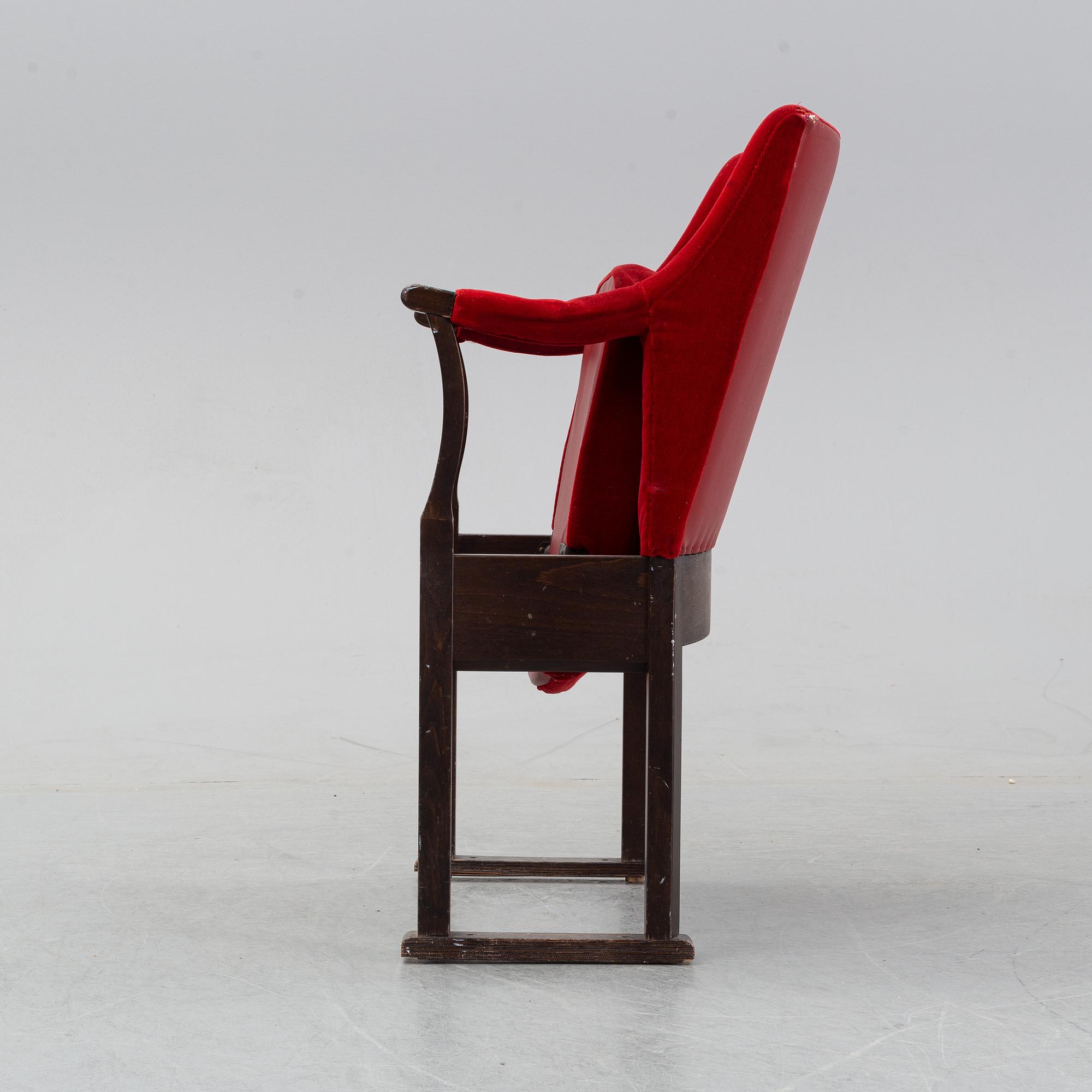 A Carl Malmsten 'Konsert' chair from Nordiska Kompaniet, circa 1926.