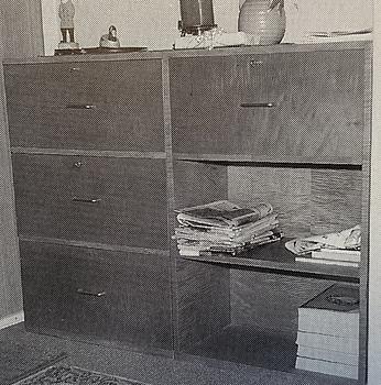 Margareta Köhler, a set of three cabinets for Futurum, Stockholm 1938.